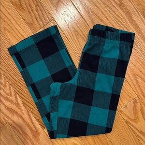 Old Navy Kids Pajama Bottoms - Green and Black Plaid